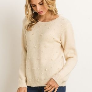 Pearl Embellished Sweater